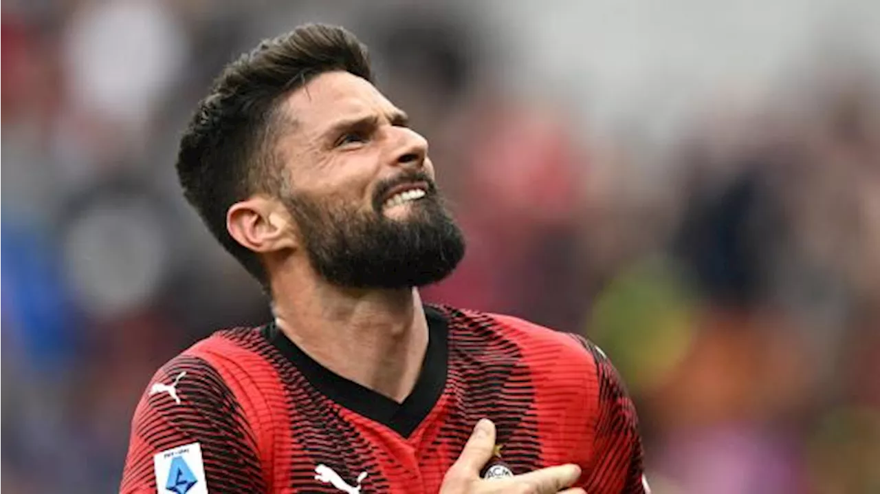 Giroud-Milan, è finita. Il francese dà l'addio dopo tre anni magici: 'Andrò a giocare in MLS'