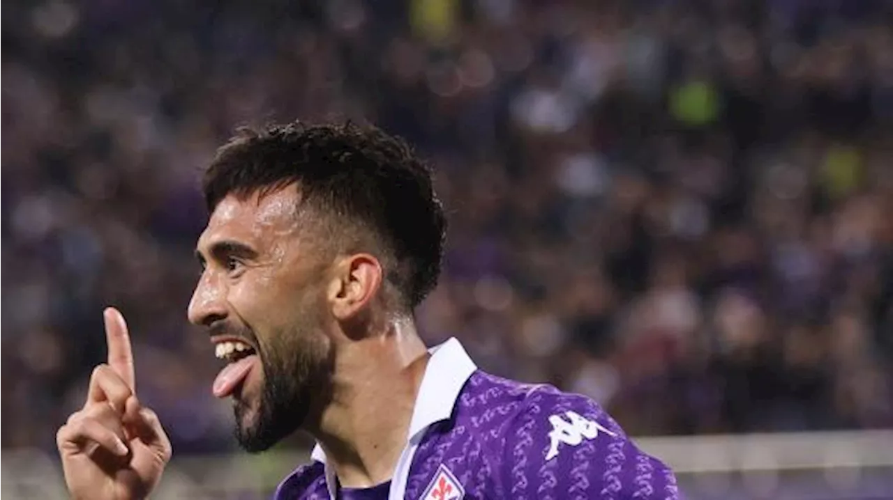 Secondo gol di testa nella serata del Franchi: Nico Gonzalez fa 1-1 in Fiorentina-Monza