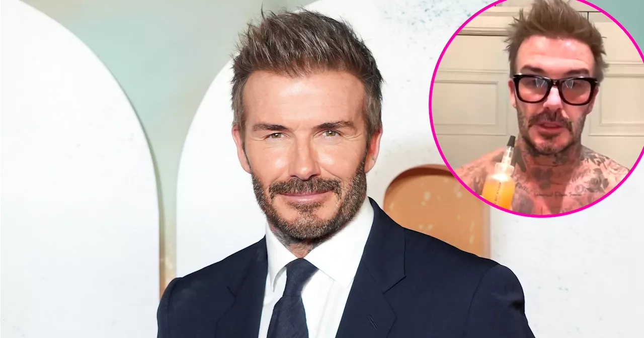 David Beckham Uses Wife Victoria Beckham’s Skincare Products