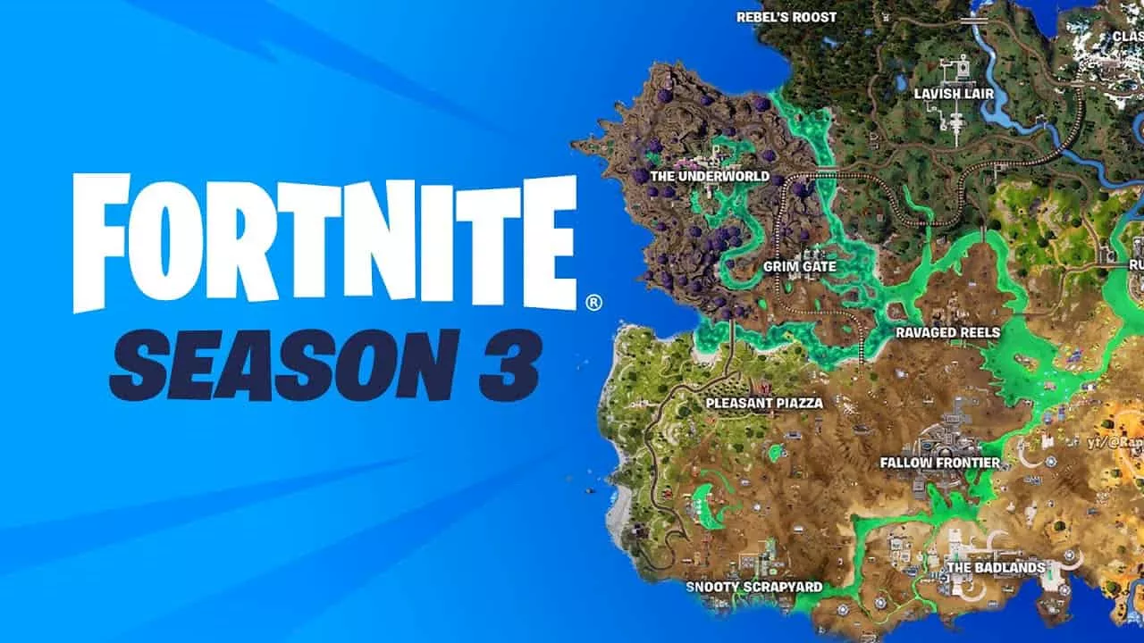 Epic Games may have accidentally leaked Fortnite Season 3 map