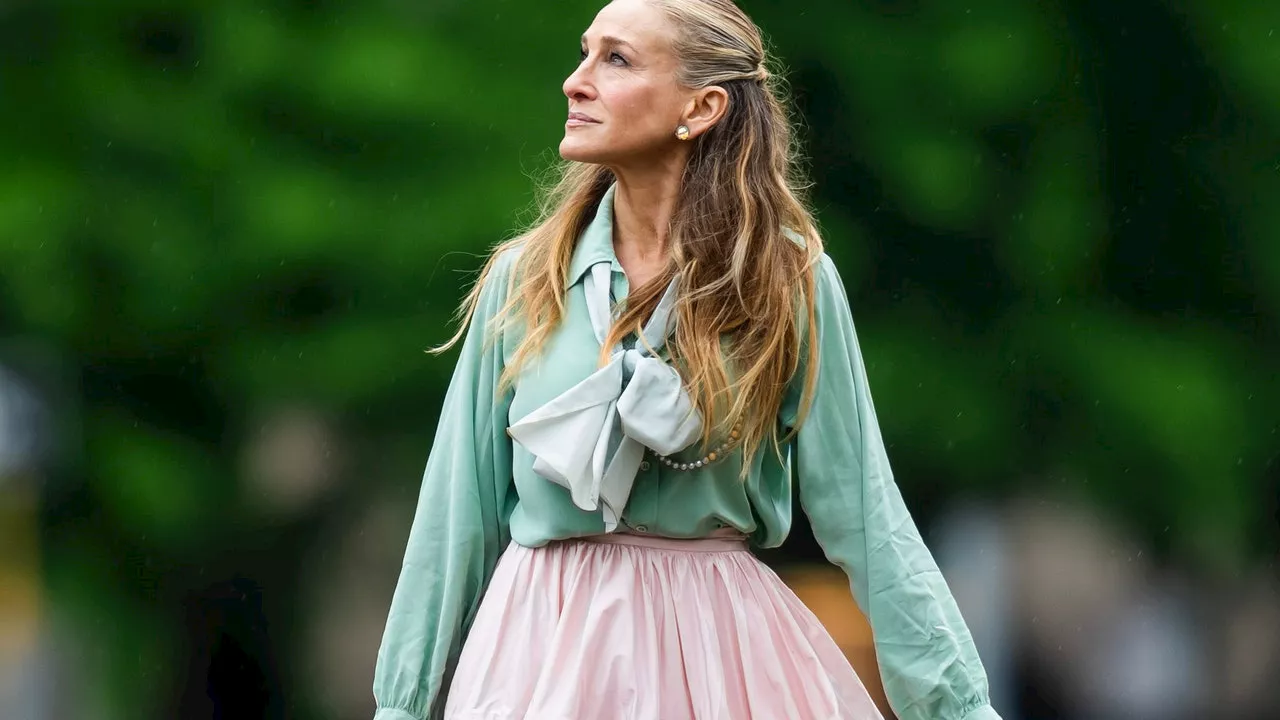 Sarah Jessica Parker gonna rosa a tutù And just like that 3