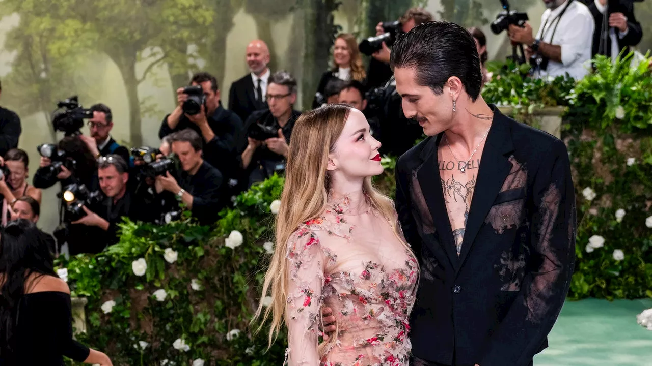 Damiano David and Dove Cameron's first Met Gala Celebrated the Romance of Unstructured Classics