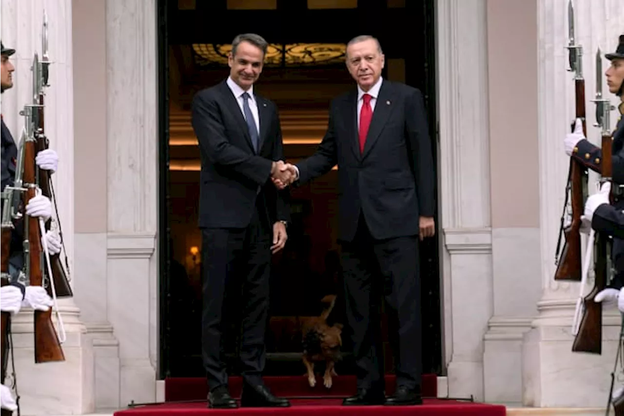 Greece's prime minister in Turkey for talks as the regional rivals seek to improve relations