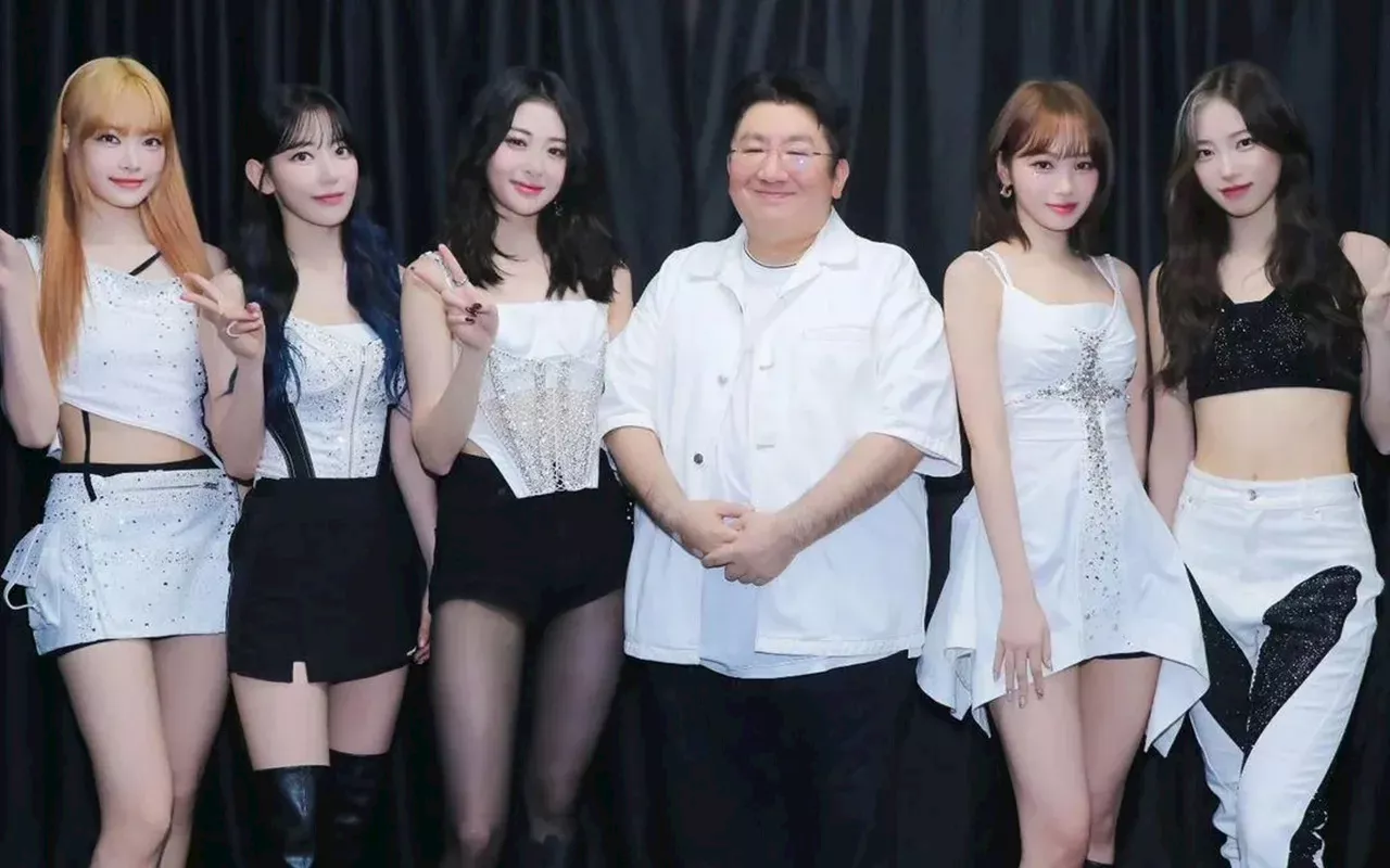 Bukti Bang Si Hyuk Beri Perlakuan Spesial ke LE SSERAFIM Beredar usai 'Diserang' Ortu NewJeans