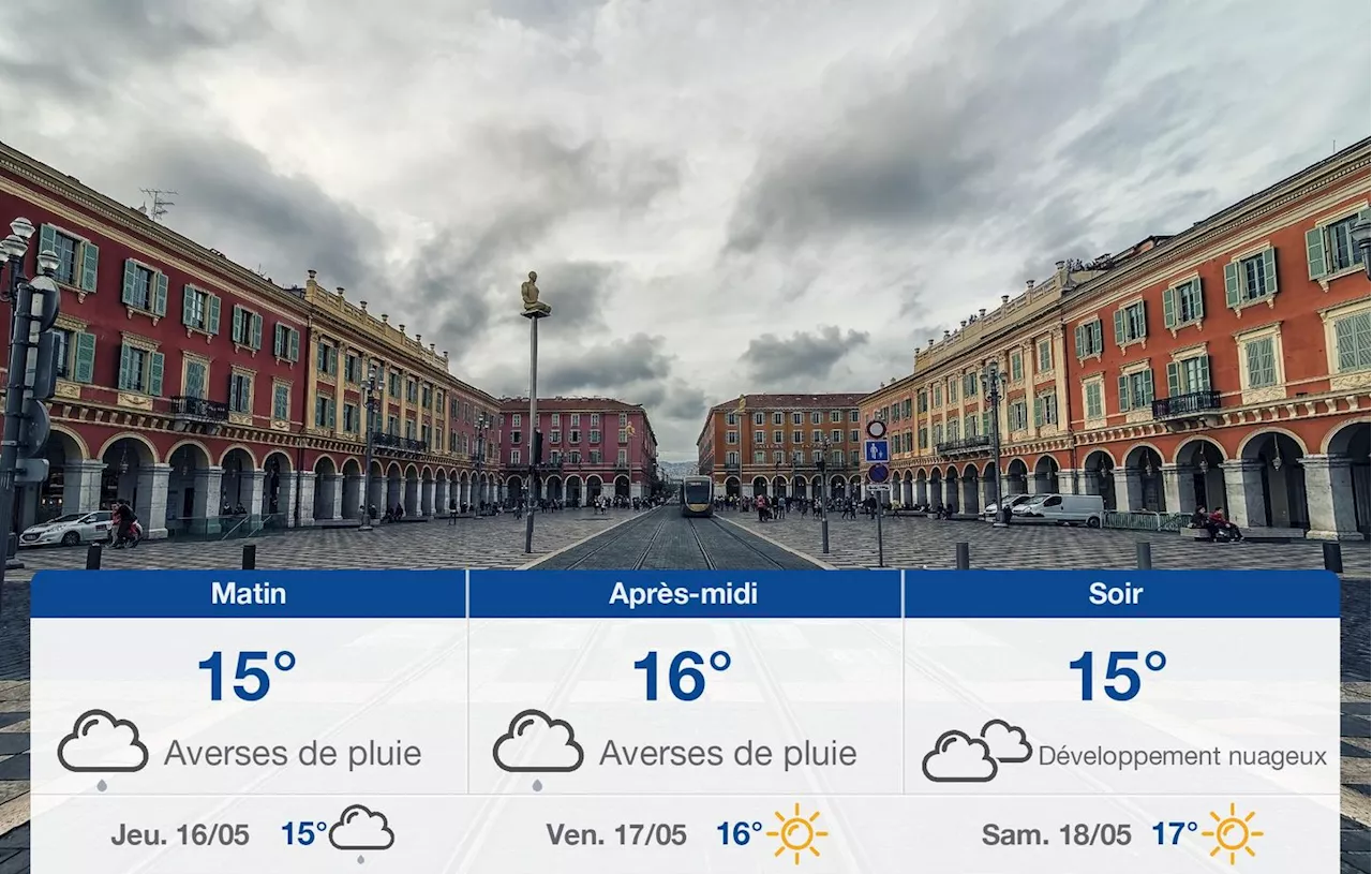 Météo Nice: prévisions du mercredi 15 mai 2024