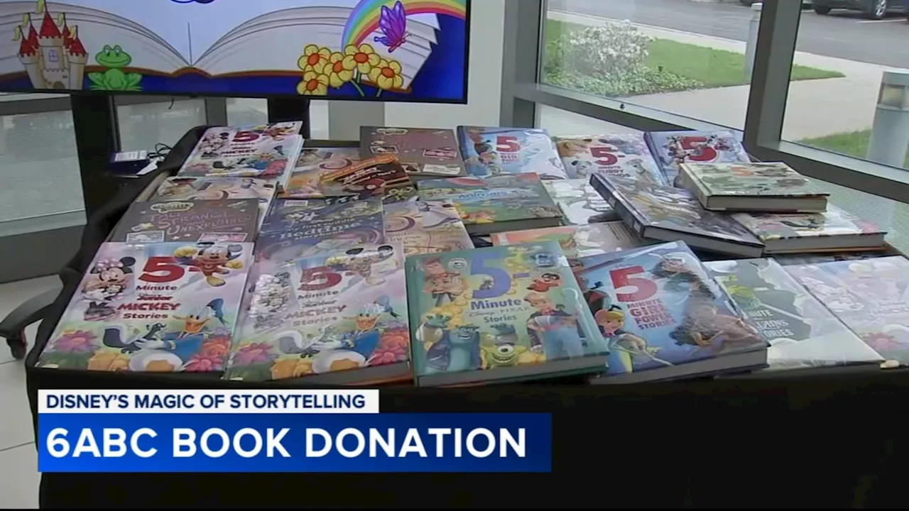 The Magic of Storytelling: 6abc, Disney donate 2,000 books to kids in need