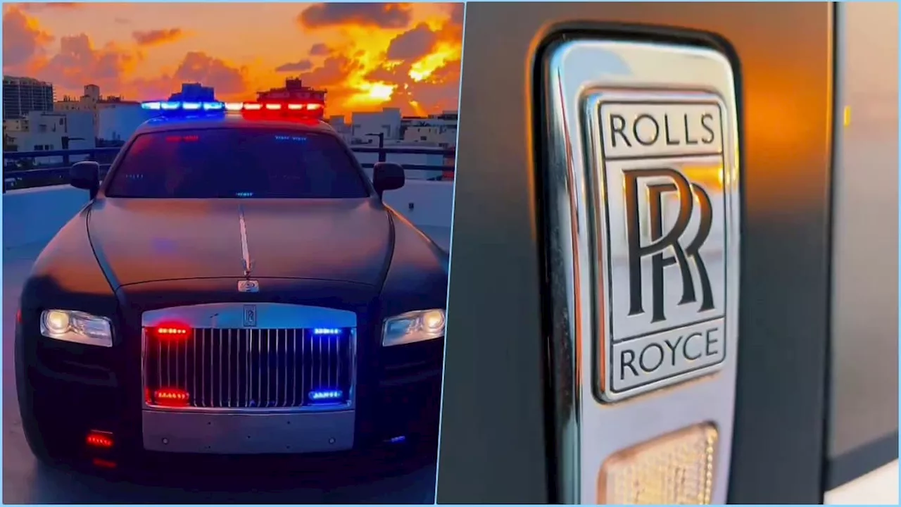 2 करोड़ की Rolls Royce से अपराधियों का पीछा करेगी यहां की पुलिस- VIDEO