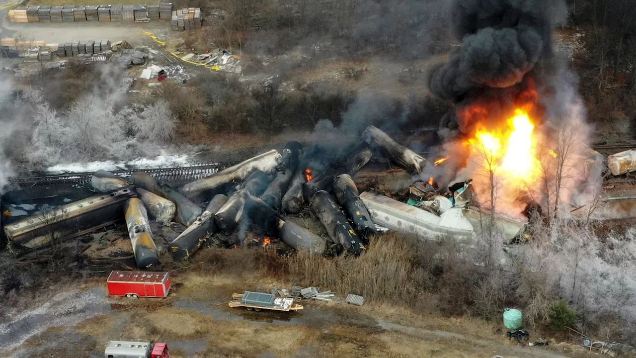 Whistleblower questions delays and mistakes in way EPA used sensor plane after fiery Ohio derailment