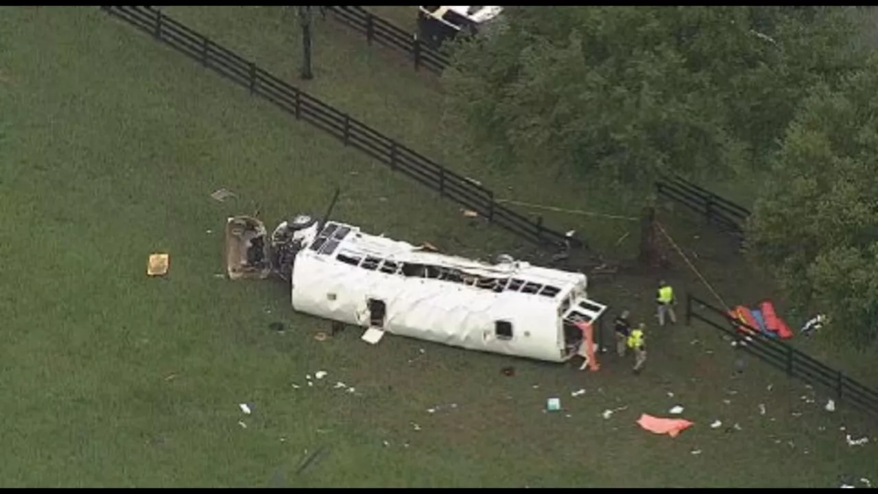 8 dead, 45 injured in Florida crash involving bus carrying farm workers