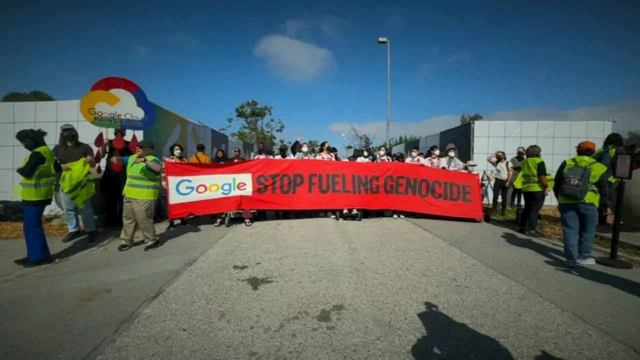 Pro-Palestinian protesters threaten to shut down Google developers conference in Mountain View