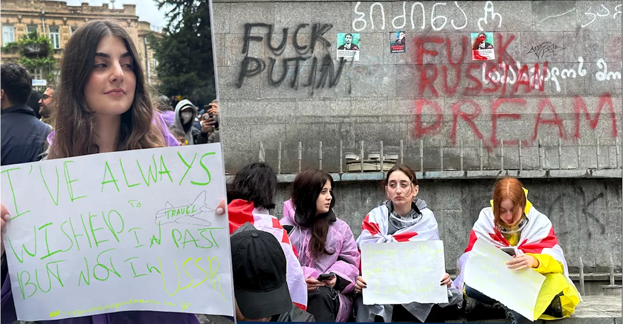 Protesterna i Georgien fortsätter: ”Inga slag kan smärta mer än att förlora sitt land och framtid”