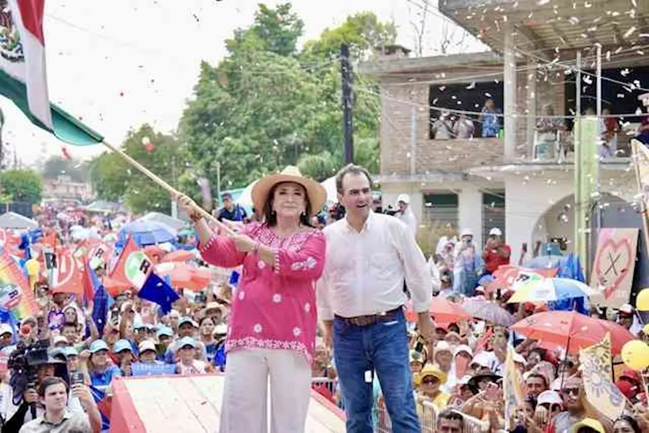 Desde Veracruz, Xóchitl llama a “un gran acuerdo” entre los opositores a MORENA