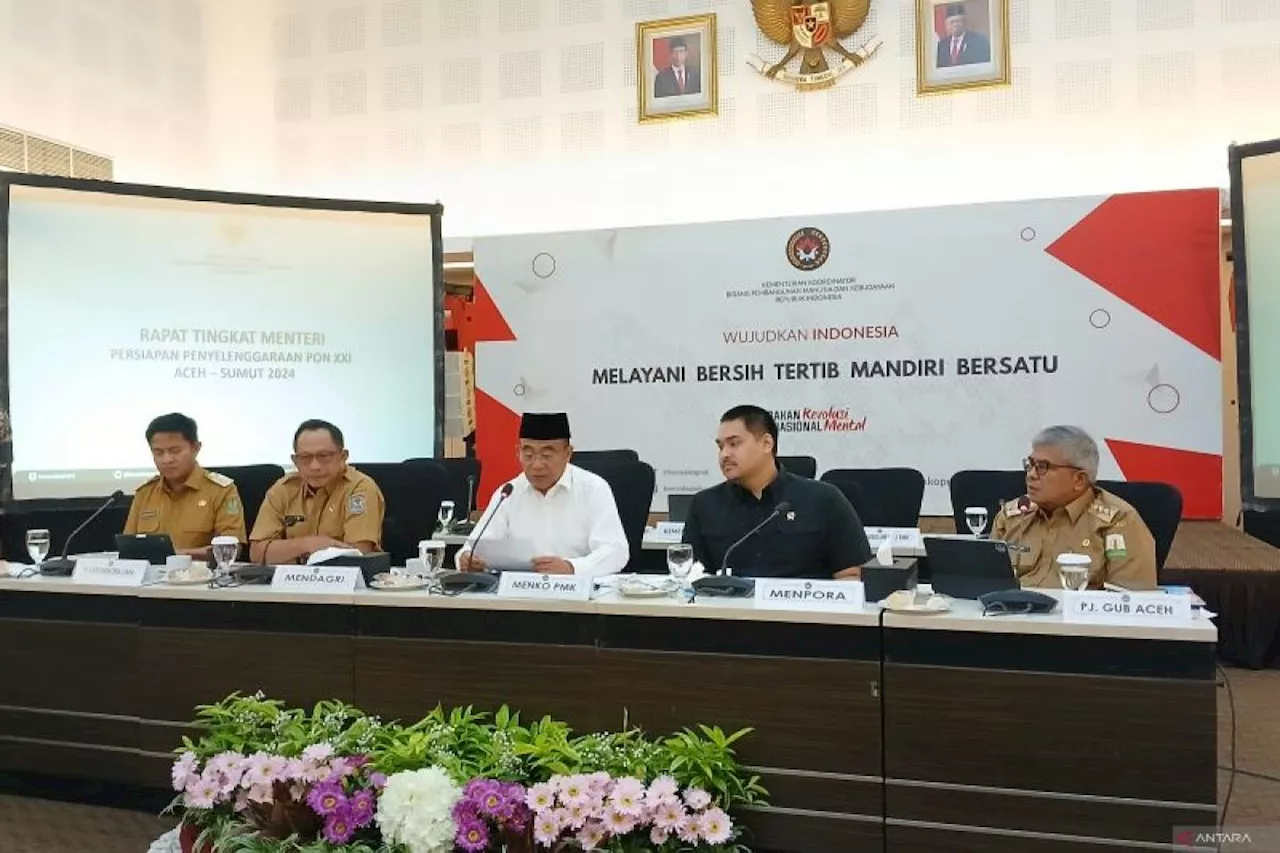 Menko PMK: Anggaran akomodasi atlet PON ke-21 dibagi antarpemda