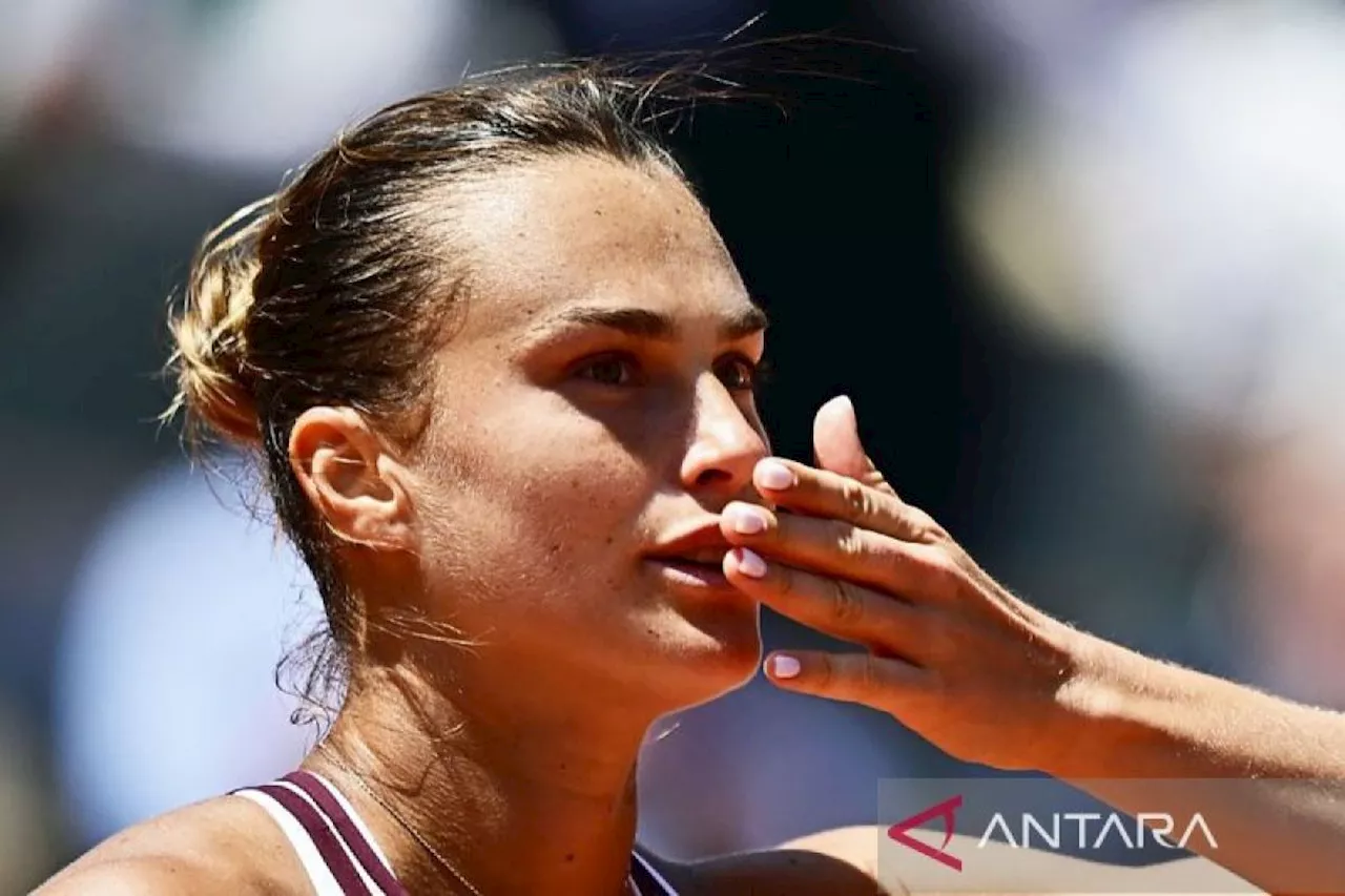 Sabalenka lewati laga hingga larut untuk capai perempat final di Roma