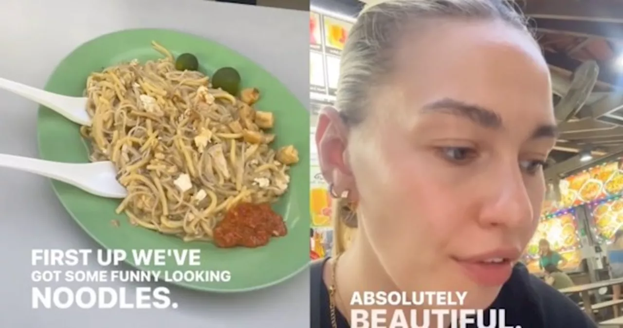 'Hockey and me'? British tourists try some 'funny-looking noodles' at Chomp Chomp Food Centre