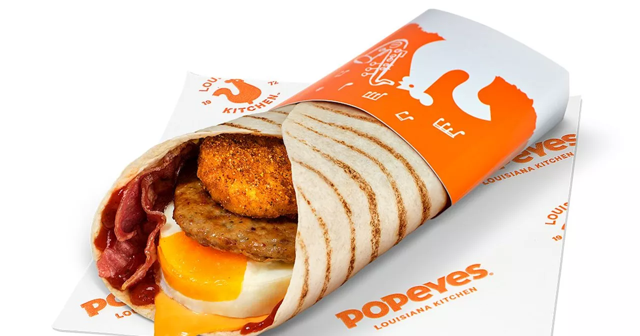 Popeyes launches new wraps as it expands breakfast offering in UK