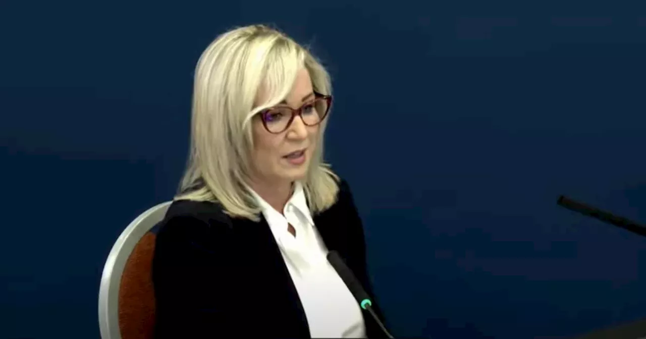 Watch: Michelle O'Neill apologises for attendance at Bobby Storey funeral