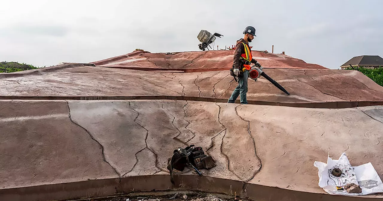 New Toronto public space designed to look like Ontario's famous Cheltenham Badlands