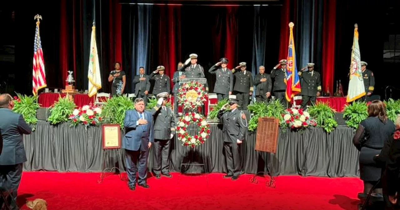 Fallen Illinois firefighters honored at annual memorial ceremony in Springfield