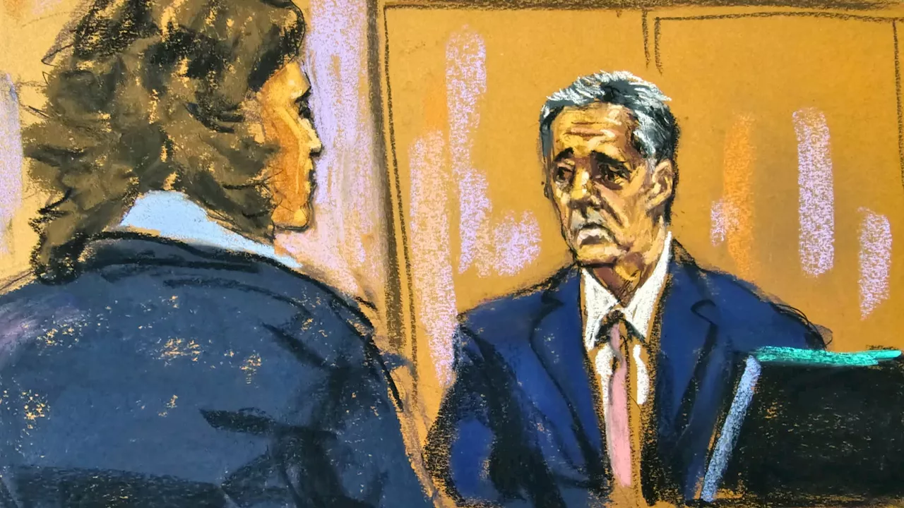 Michael Cohen resumes Trump trial testimony with House Speaker Johnson watching