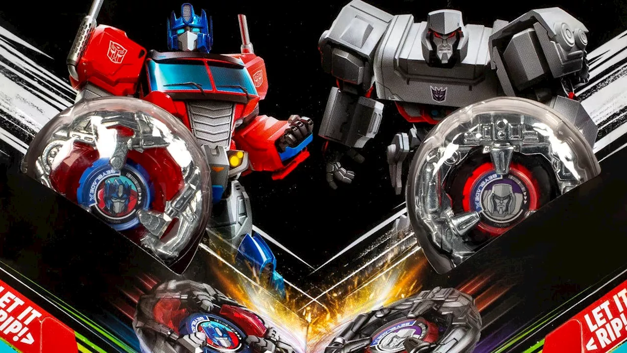 Hasbro Launches First Beyblade x Transformers Tops As Amazon Exclusives