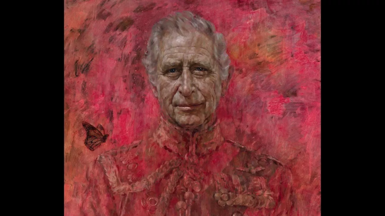 King Charles III unveils his first official portrait since his coronation