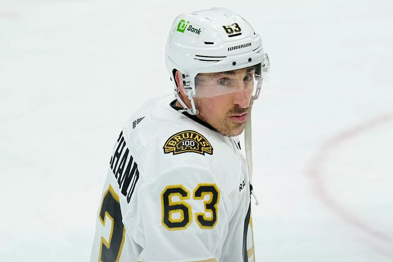 Brad Marchand out for Bruins in Game 5 vs Panthers