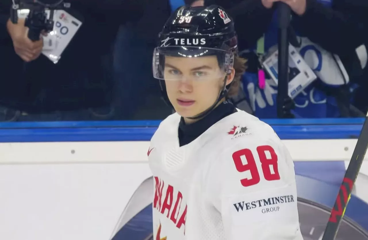 Like Crosby and McDavid before him, Connor Bedard making his mark at World Championship