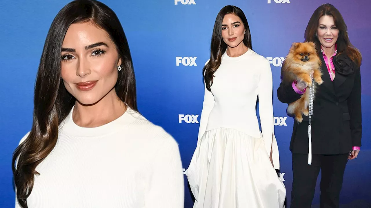 Olivia Culpo wears bridal white amid wedding countdown as she joins Lisa Vanderpump at 2024 Fox...