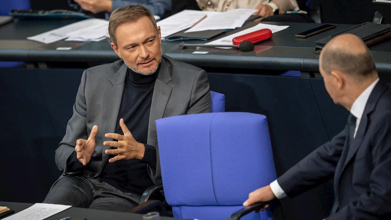  Kanzler Scholz stellt sich im Haushaltsstreit an die Seite von Finanzminister Lindner