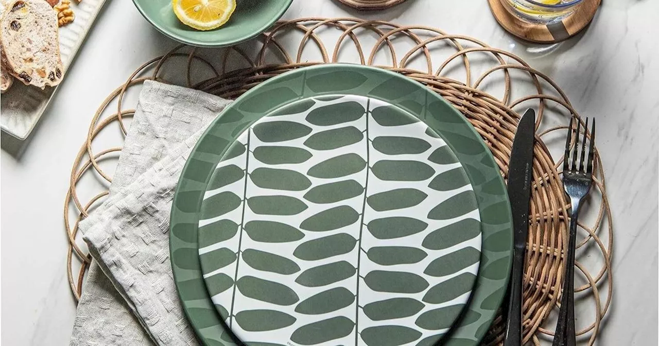 Stylish outdoor dinnerware for spring and summer parties