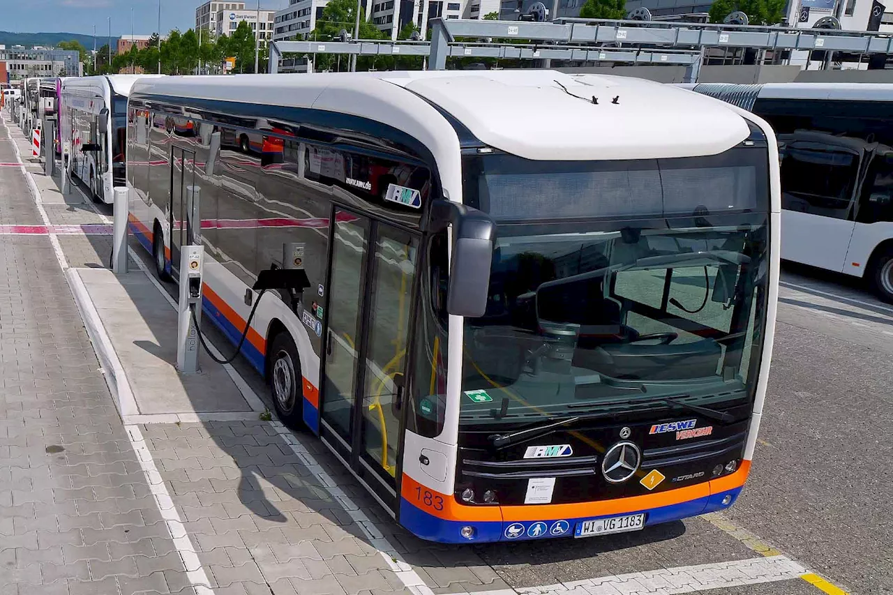 Wiesbaden: ESWE-Depot bietet jetzt 120 Ladepunkte für E-Busse