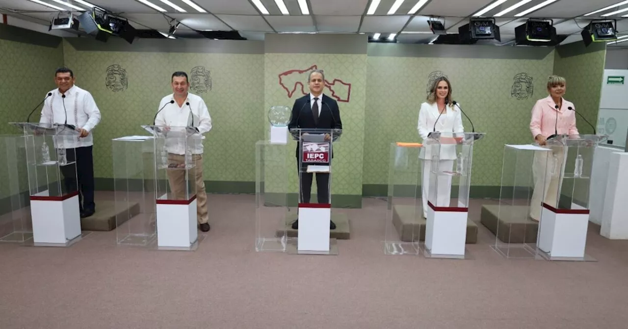 Más descalificaciones y reproches en el último debate por Tabasco