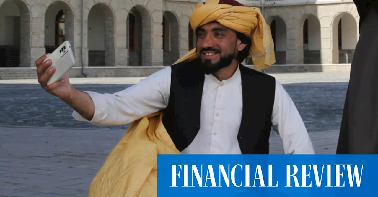 In Afghanistan, businesses selling $2120 Apple iPhones and books are thriving while money exchanges are done outside the banking system