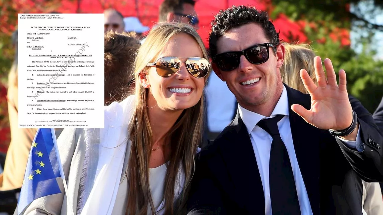 ‘Irretrievably broken’: McIlroy camp speaks as $380m star’s divorce revealed