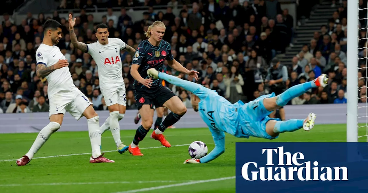 Manchester City edge towards Premier League title after Haaland sinks Spurs