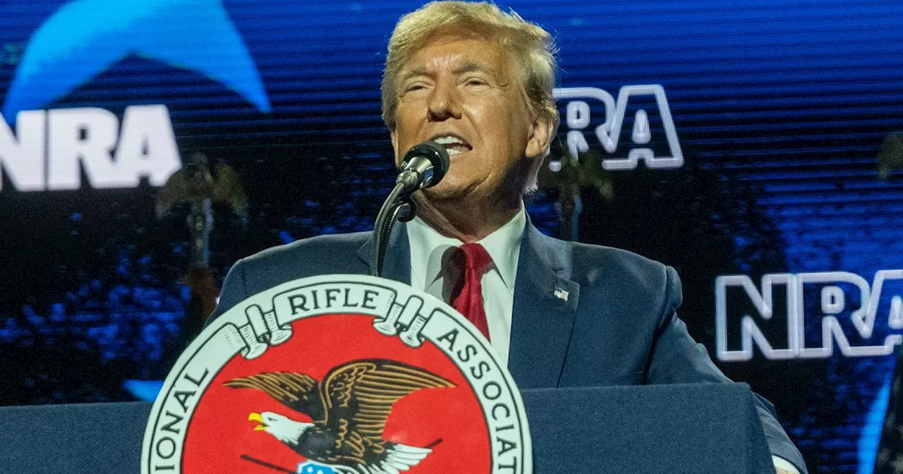 Donald Trump, Who Is Banned From Buying Firearms, To Address NRA