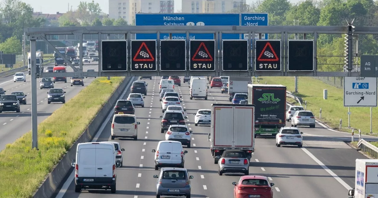 Staus zu Pfingsten in Bayern erwartet