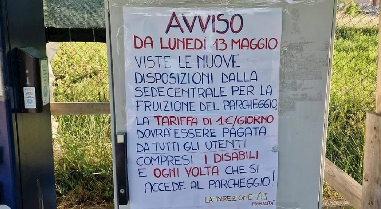 Parcheggio del de Lellis, pagano anche i disabili