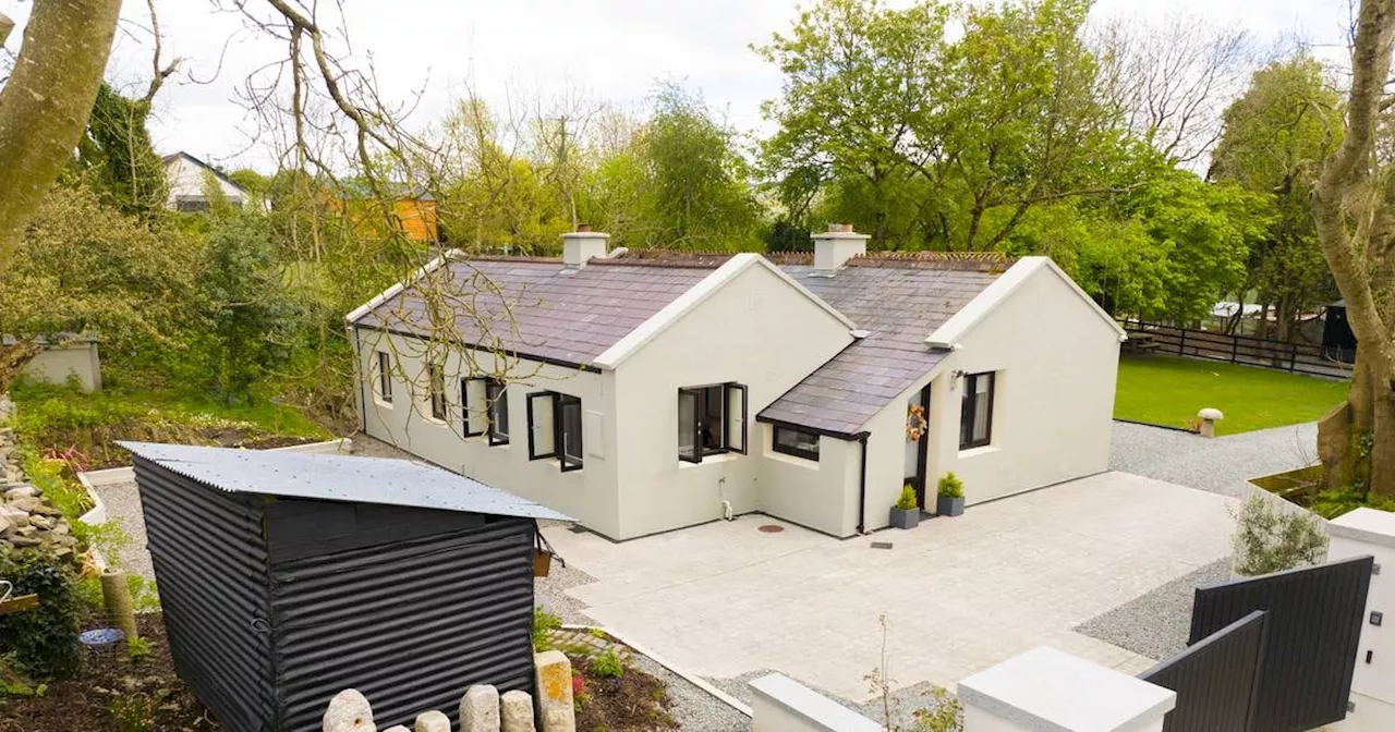 Bungalow near Naas transformed into a welcoming home with a gorgeous garden for €595,000