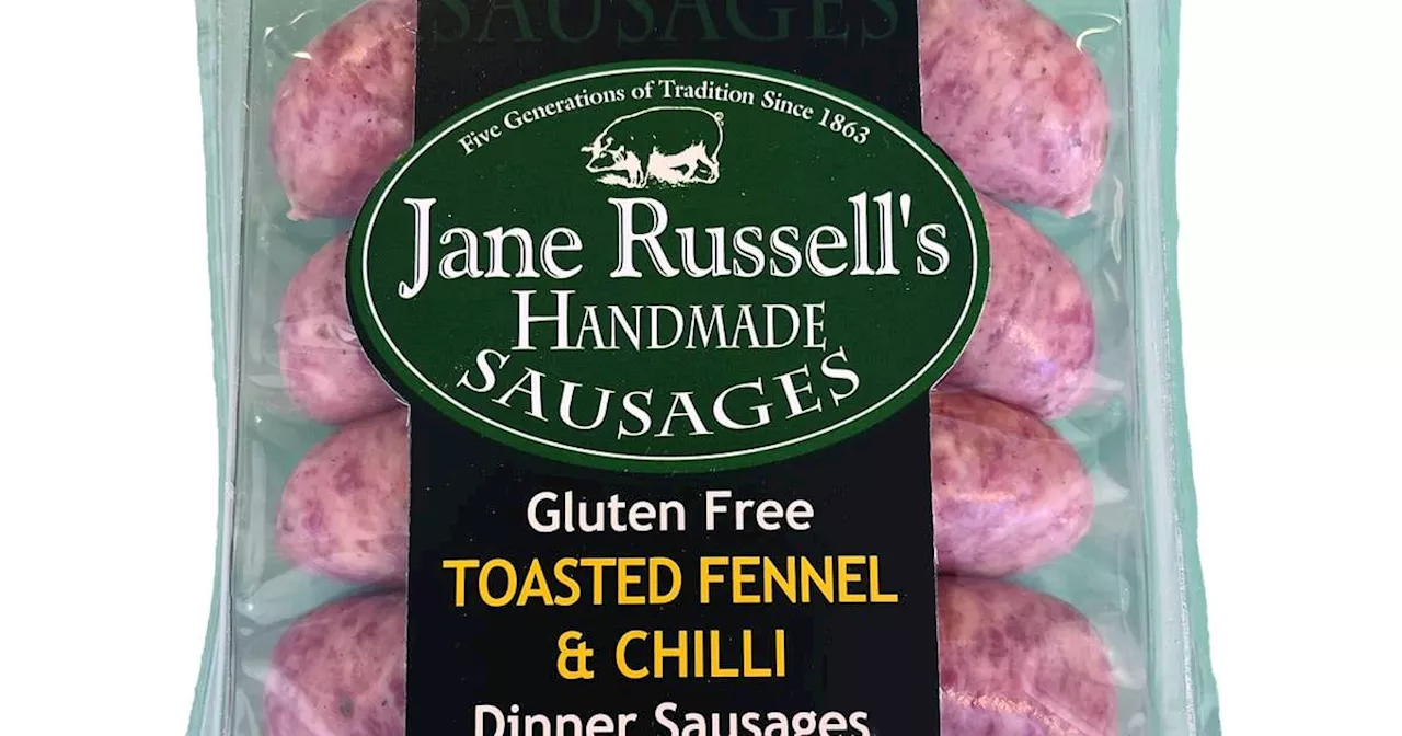 Gorgeous spiced sausages that are 96% Irish pork