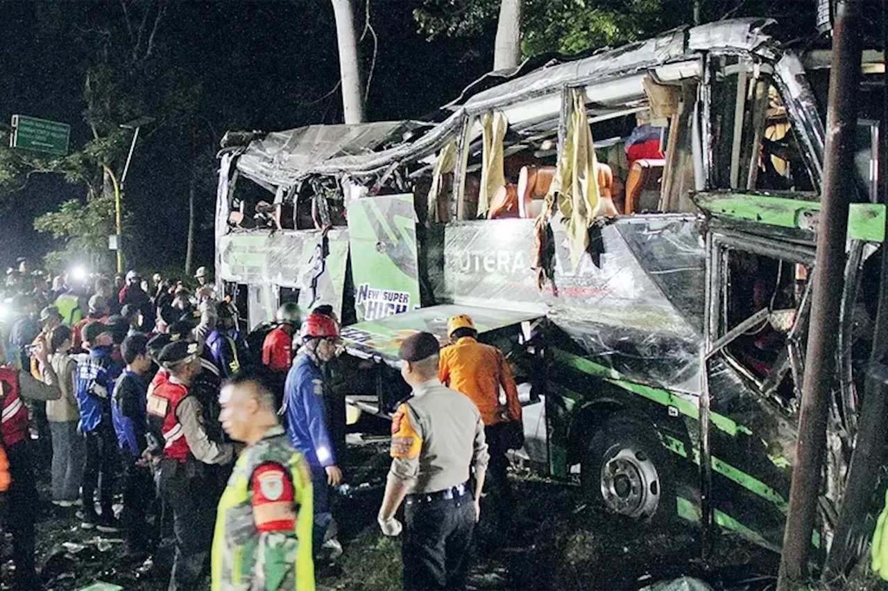 Sopir Bus Putera Fajar Ditetapkan Jadi Tersangka Kecelakaan Maut di Subang