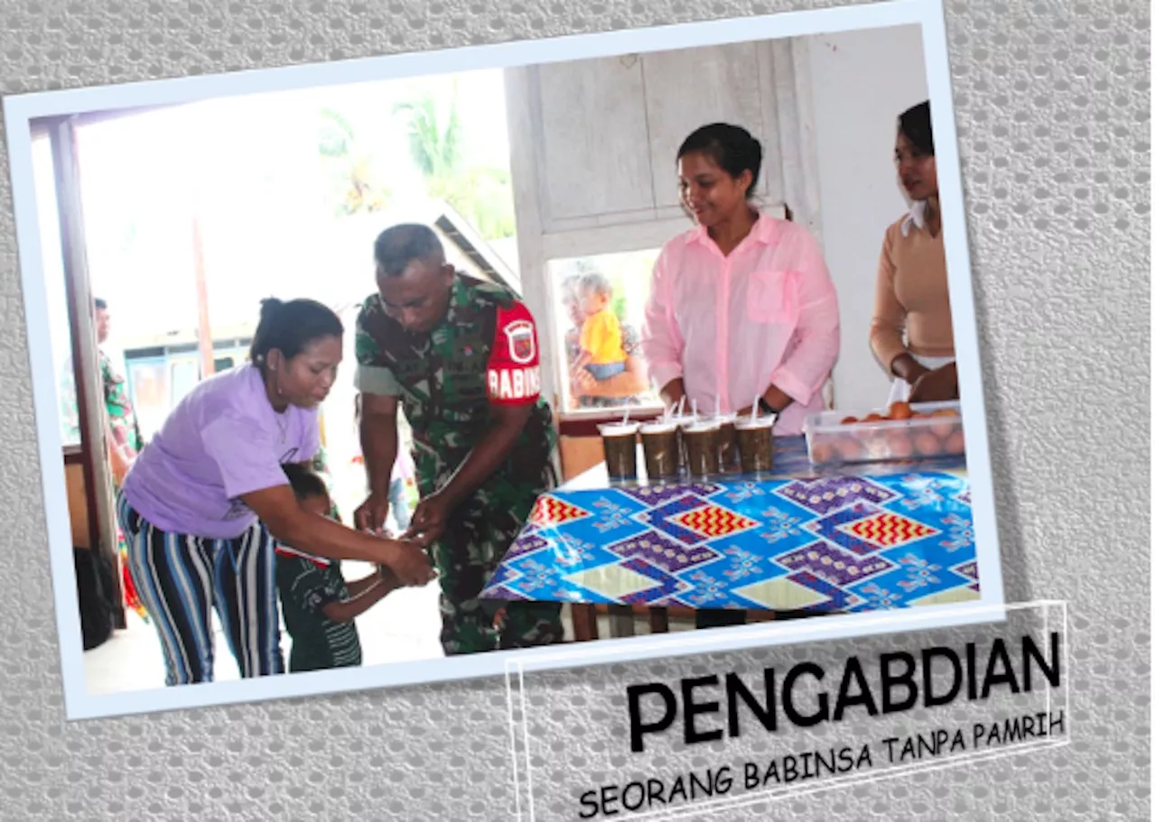 Babinsa di Pulau Terluar Terima Penghargaan dari BKKBN, Danrem Brigjen TNI Antoninho Ikut Bangga Bangga