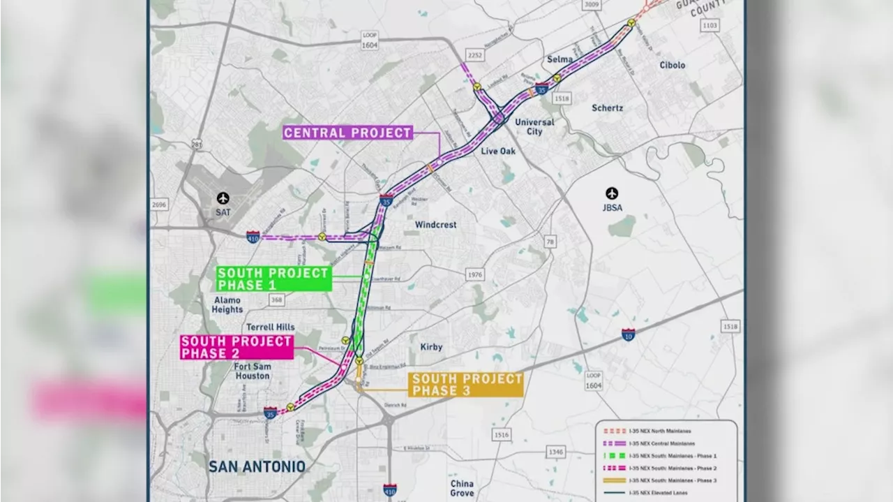 More lanes coming to San Antonio as $700 million I-35 expansion project gets underway