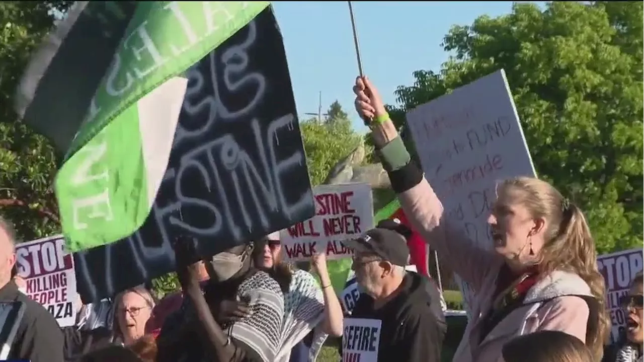 Protest breaks out during private fundraiser for Bay Area congressmember