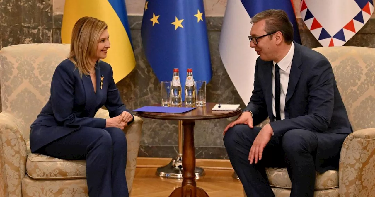 Ukrainische First Lady in Belgrad: Warum erkennt Kiew den Kosovo nicht an?