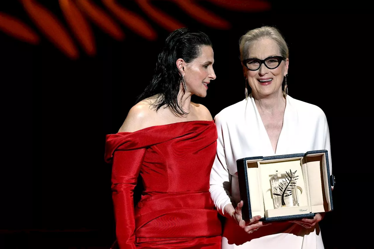 Meryl Streep récompensée d'une Palme d'or d'honneur à Cannes