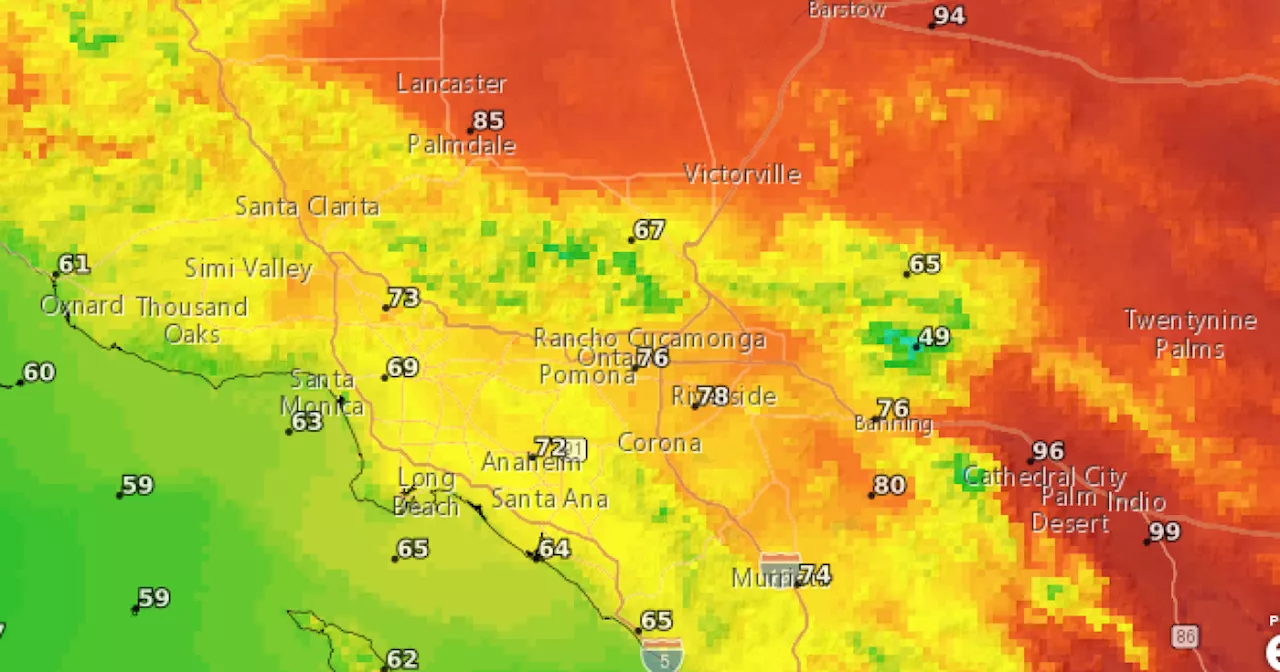 Your SoCal Weather Report For Tuesday, May 14: Cool Weather Today