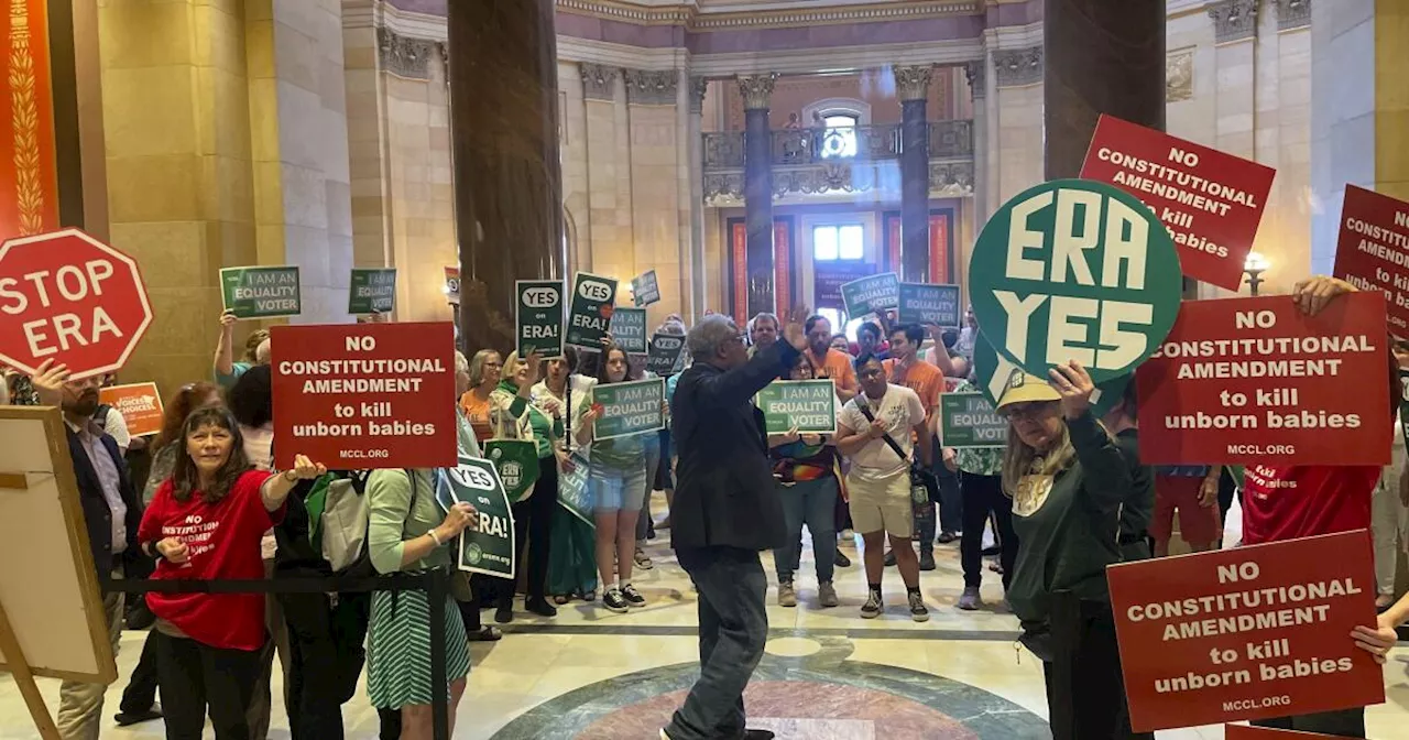 Minnesota Equal Rights Amendment draws rival crowds for crucial votes