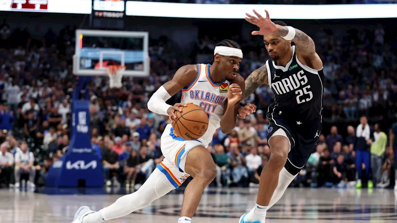 Hasil Play-Off NBA: Thunder Balas Curi Kemenangan di Kandang Mavericks, Samakan Kedudukan 2-2